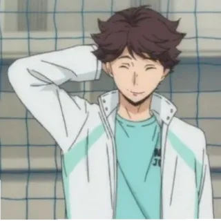 🦉 509799b6 Tooru Oikawa Haikyuu!! 애니메이션, 하이큐!!, 오이카와 토오루, 오이카와, 스포츠, 배구 telegram sticker