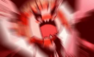 😡 98e98f2c ira, gritando, grito, rojo, agresivo telegram sticker