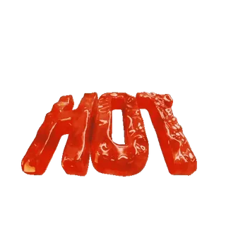 🔥 3501ab11 HOT nóng, cay, tương cà, sốt, đồ ăn, văn bản, đỏ telegram sticker