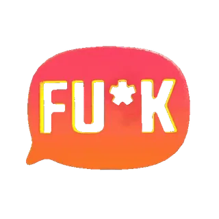 🤬 ec9a046b F*CK nhãn dán, tục tĩu, tiếng lóng, xúc phạm, bong bóng chat telegram sticker