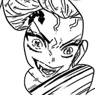 🪶 0b857fac Anime, Manga, Karakter, Wajah, Potret, Ekspresi telegram sticker