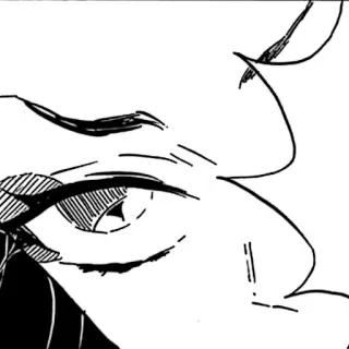 🪶 9f3d9886 mata, manga, close up, wajah telegram sticker