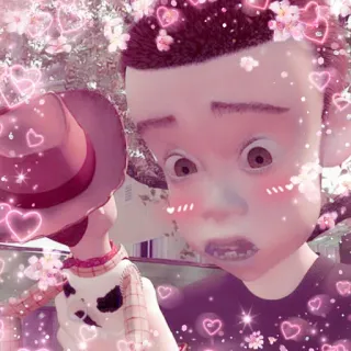 💓 2fb1b2a4 Sid Phillips Toy Story Toy Story, Sid Phillips, Woody, kartun, karakter, film telegram sticker