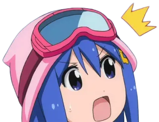 😠 6a64f737 Anime, Cartone animato, Carino, Scioccato, Sorpreso, Esclamazione telegram sticker