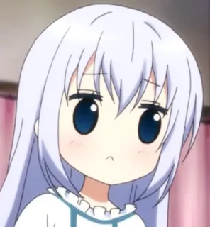 😒 bbc6ac9f Anime, Ragazza, Cartone animato, Carino telegram sticker