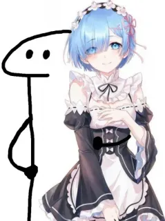 My waifu //@Anime_Flix_In// whatsapp stickers