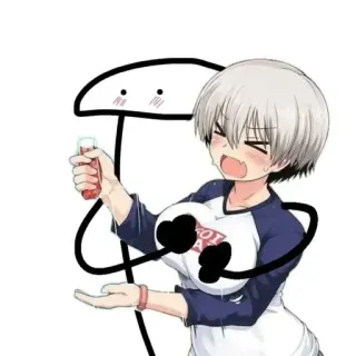 My waifu //@Anime_Flix_In// telegram stickers