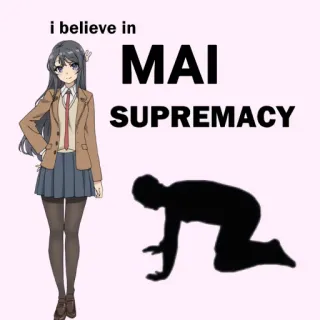 Waifu Supremacy • @SwallowZireael telegram stickers