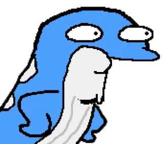 😬 48e3061f イルカ, 漫画, 動物, 海,  океан, ミーム telegram sticker