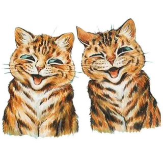😏 408dd410 猫, 微笑, 快乐, 动物, 可爱 telegram sticker
