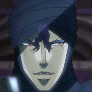 💜 a4f73c5f Muhammad Avdol JoJo's Bizarre Adventure อนิเมะ, ตัวละคร, อับดุล, โจโจ้ ล่าข้ามศตวรรษ, ตัวร้าย telegram sticker