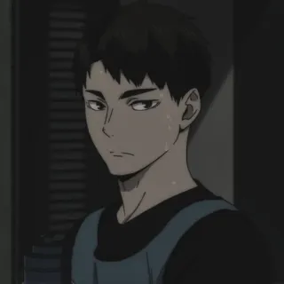 🌟 be8bff7a Anime, Männlich, Ernst, Verschwitzt, Charakter telegram sticker