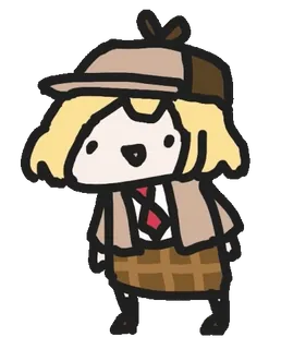 🐱 0aa332d7 Amelia Watson Hololive Anime, Detektif, Vtuber, Hololive, Lucu, Amelia Watson telegram sticker