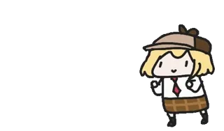 🐱 7e77c4de Amelia Watson vtuber, amelia watson, hololive, anime, imut, detektif telegram sticker