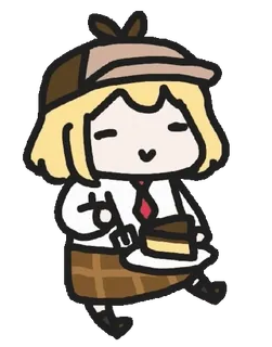 🐱 bbd65084 Amelia Watson Anime, Kartun, Amelia Watson, Vtuber, Lucu, Kue, Detektif telegram sticker
