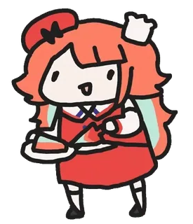 🍰 6b3ba93a cute, chibi, cartoon, hololive, character telegram sticker