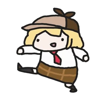 🦵 0472ce65 Amelia Watson vtuber, hololive, anime, mignon, détective, amelia, watson telegram sticker