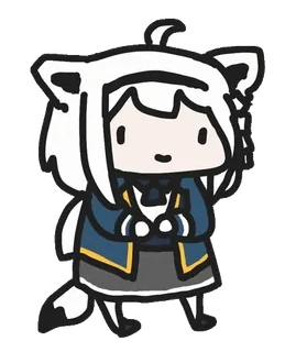 🙏 465ef669 Animé, Dessin animé, Chibi, Mignon, Kawaii, Furry telegram sticker