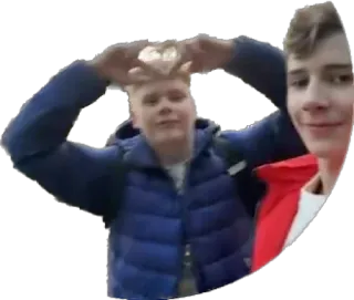 ❤️ 5ff9ba7e 사람들, 하트 손, 우정, 청춘 telegram sticker