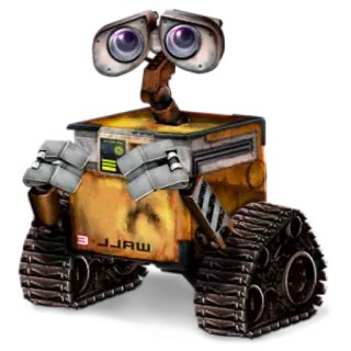 🙁 4e326234 WALL-E robot, animado, película, Pixar, Disney telegram sticker