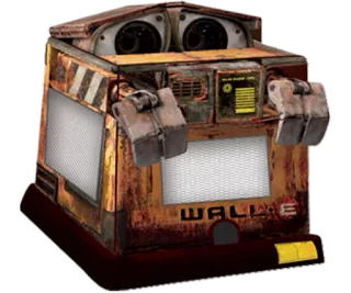 😵 51d6bef7 WALL-E robot, dibujos animados, animación, Pixar, película telegram sticker