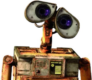 😕 6caaa4dd WALL-E robot, lindo, Disney, Pixar, animado, película telegram sticker