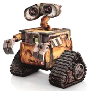 🙁 ec710403 WALL-E robot, animado, Disney, Pixar, personaje telegram sticker