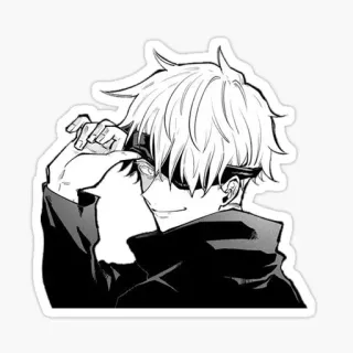 😎 d0266602 Satoru Gojo Jujutsu Kaisen アニメ, 五条, 悟, 呪術廻戦, 漫画 telegram sticker