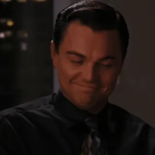 😯 b0a5e612 leonardo dicaprio, ator, filme, sorriso telegram sticker