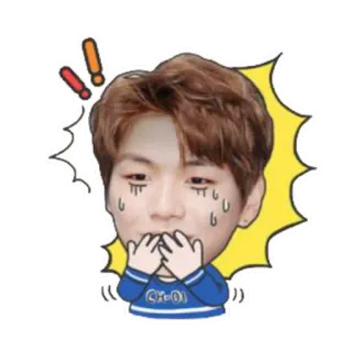 🕶 7004c66e CH-01 Dibujos animados, Emoji, Kpop, Fan telegram sticker