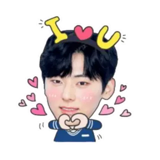 🕶 9ae59ccc I U amor, corazón, lindo, kpop, te amo telegram sticker