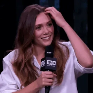 🍓 91ba3bdf Elizabeth Olsen 名人, 女演员, 肖像, 女人 whatsapp sticker