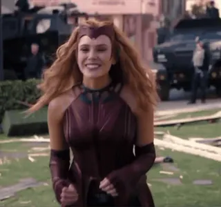 ✨ 0078fb75 Wanda Maximoff WandaVision Wanda, Scarlet Witch, Marvel, Superhero, Elizabeth Olsen, WandaVision, MCU telegram sticker