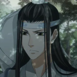 🏮 4bcdd1bd Lan Wangji The Grandmaster of Demonic Cultivation Anime, Karakter, Manhua, Donghua, Kuno, Cina telegram sticker
