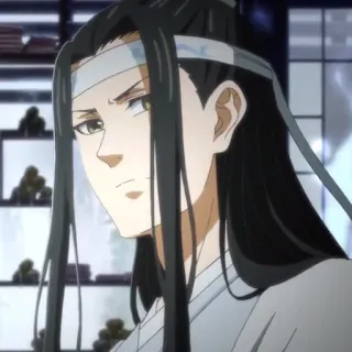 🏮 a9c48ff2 Lan Wangji The Grandmaster of Demonic Cultivation Anime, Karakter, Lan Wangji, The Grandmaster of Demonic Cultivation telegram sticker