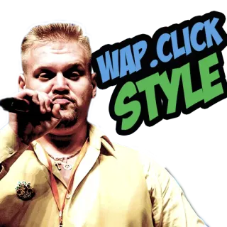 ✅ 0d640ff8 WAP.CLICK STYLE 音乐, 歌手, 风格, 男人, 麦克风 telegram sticker