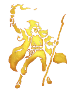 😌 041d8960 魔法使い, 魔法, ファンタジー, たいまつ, 杖, 魔法使い telegram sticker