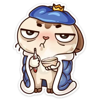 🤒 4ecae0bf kucing, sakit, penyakit, kartun, termometer, sup, pemulihan telegram sticker