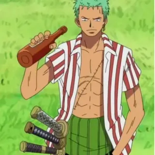 Zoro by @lazy_raion telegram stickers