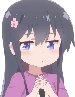 😳 39fdde3f Anime, Mädchen, Süß, Blume, Charakter telegram sticker