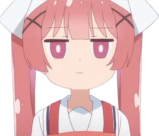 😐 90bcd963 Anime, Mädchen, Süß, Cartoon, Manga, Ausdruckslos telegram sticker