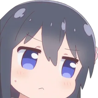 👀 927d02ba Anime, Cartoon, Niedlich, Mädchen, Emotional telegram sticker