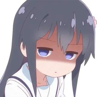 👿 cbfe4eaf Anime, Chibi, Mädchen, Niedlich, Gelangweilt telegram sticker