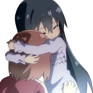 🤗 f2c583c8 Anime, Umarmung, Freundschaft, Cartoon, Süß telegram sticker