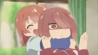 😵 4a65a6bb Аниме, Милый, Объятие, Девушка, Мультфильм, Дружба telegram sticker