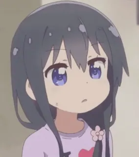 😔 6ce6bd24 аниме, милый, девушка, мультфильм telegram sticker