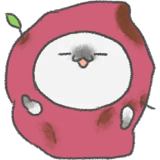 ✋ 24710f0b sticker, mignon, illustration, dessin animé, rose, personnage telegram sticker