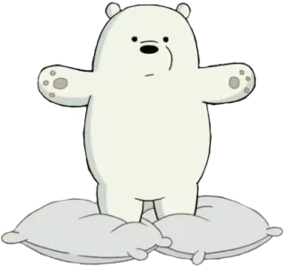 🤗 53c5f01d Ice Bear We Bare Bears Мультфильм, Медведь, Белый медведь, Мы обычные медведи, Белый медведь whatsapp sticker