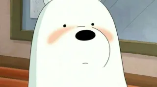 ✨ 85050a0e Ice Bear We Bare Bears アニメ, クマ, アイスベア, ぼくらベアベアーズ telegram sticker