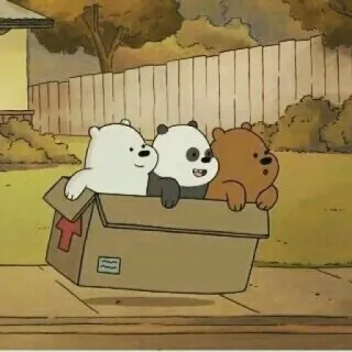 ✨ b9dd4cc7 Ice Bear We Bare Bears 漫画, クマ, アニメ, 動物, かわいい, キャラクター telegram sticker